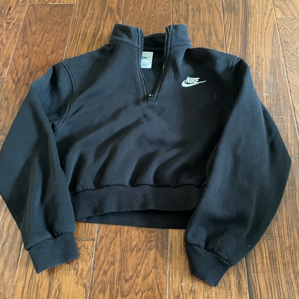 Nike Black Half-Zip Sweatshirt